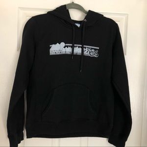 Black Roxy Hooded Sweatshirt Sz L